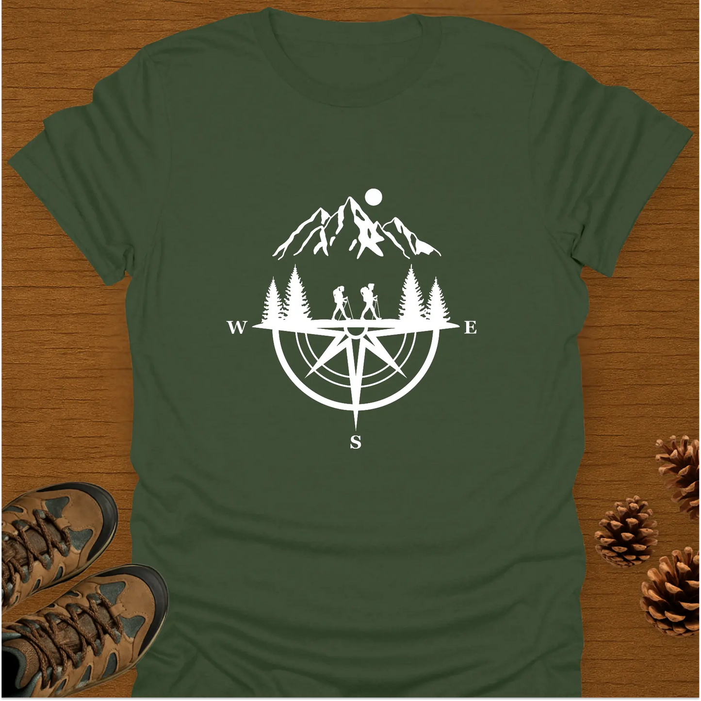 PINE AND COMPASS T-Shirt