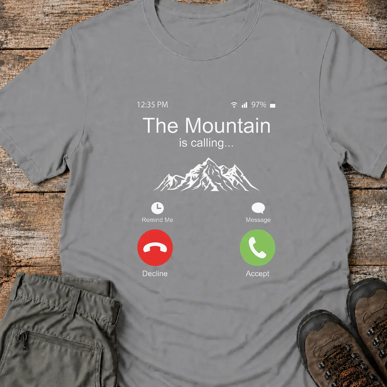 THE MOUNTAIN IS CALLING T-Shirt