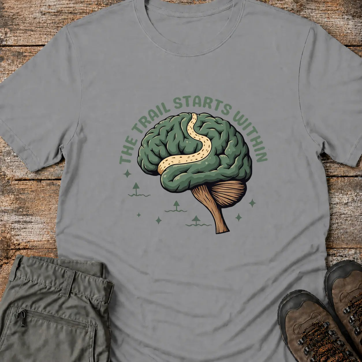 THE TRAIL STARTS T-Shirt