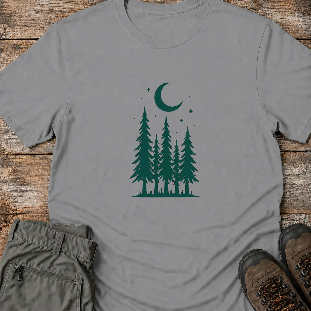PINE TREE AND MOON T-Shirt