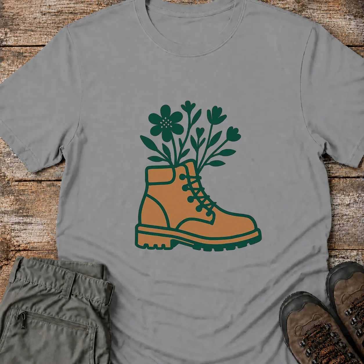 BOOTS AND LEAVES T-Shirt