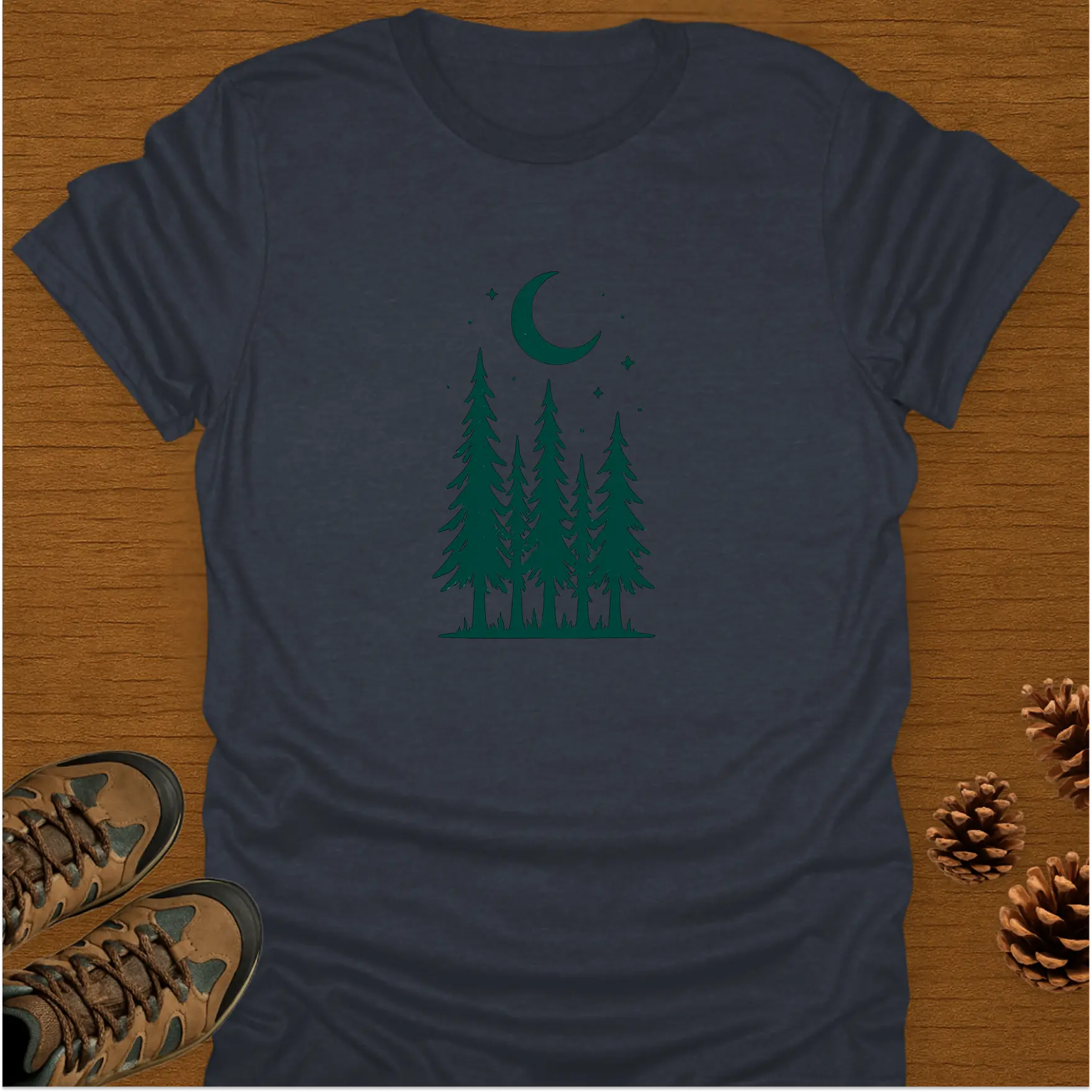 PINE TREE AND MOON T-Shirt