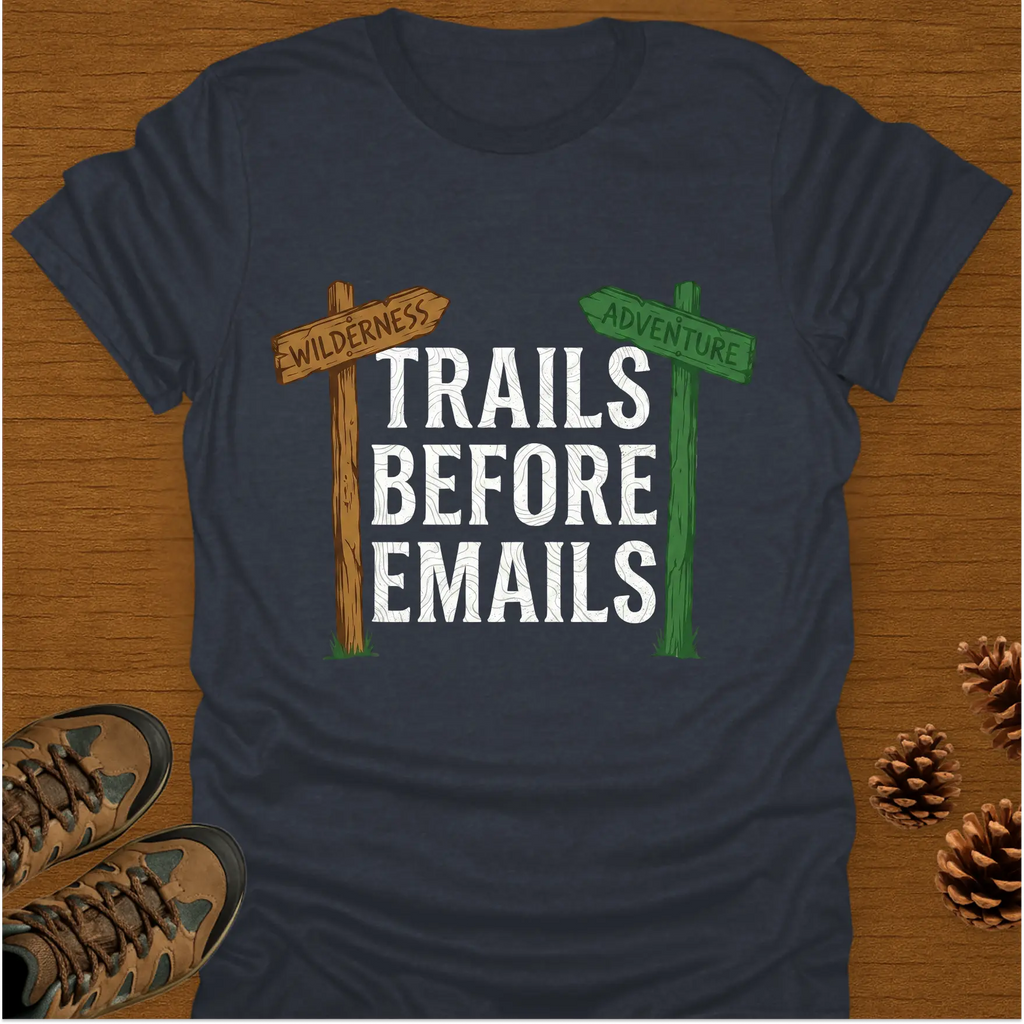 TRAILS BEFORE EMAILS T-Shirt