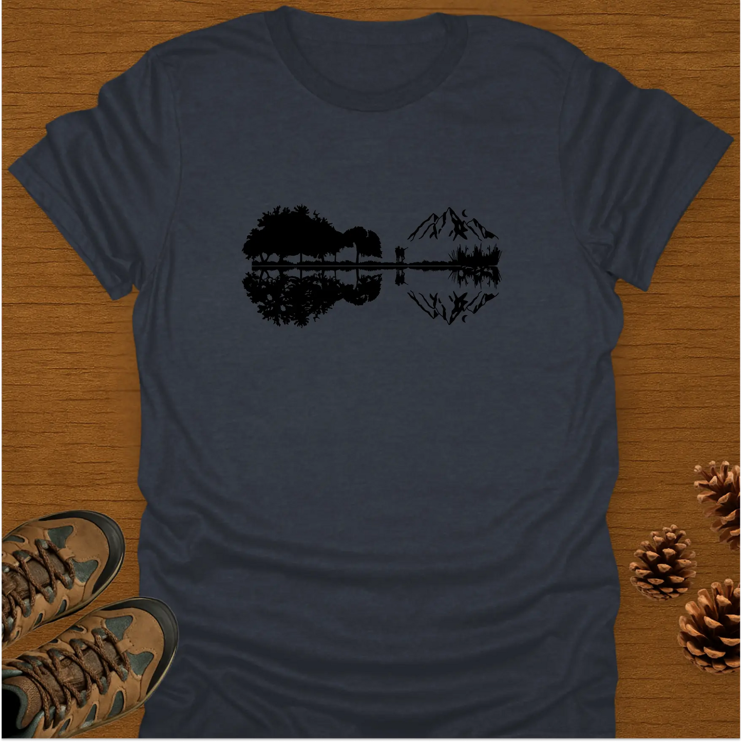GUITAR AND MOUNTAIN T-Shirt