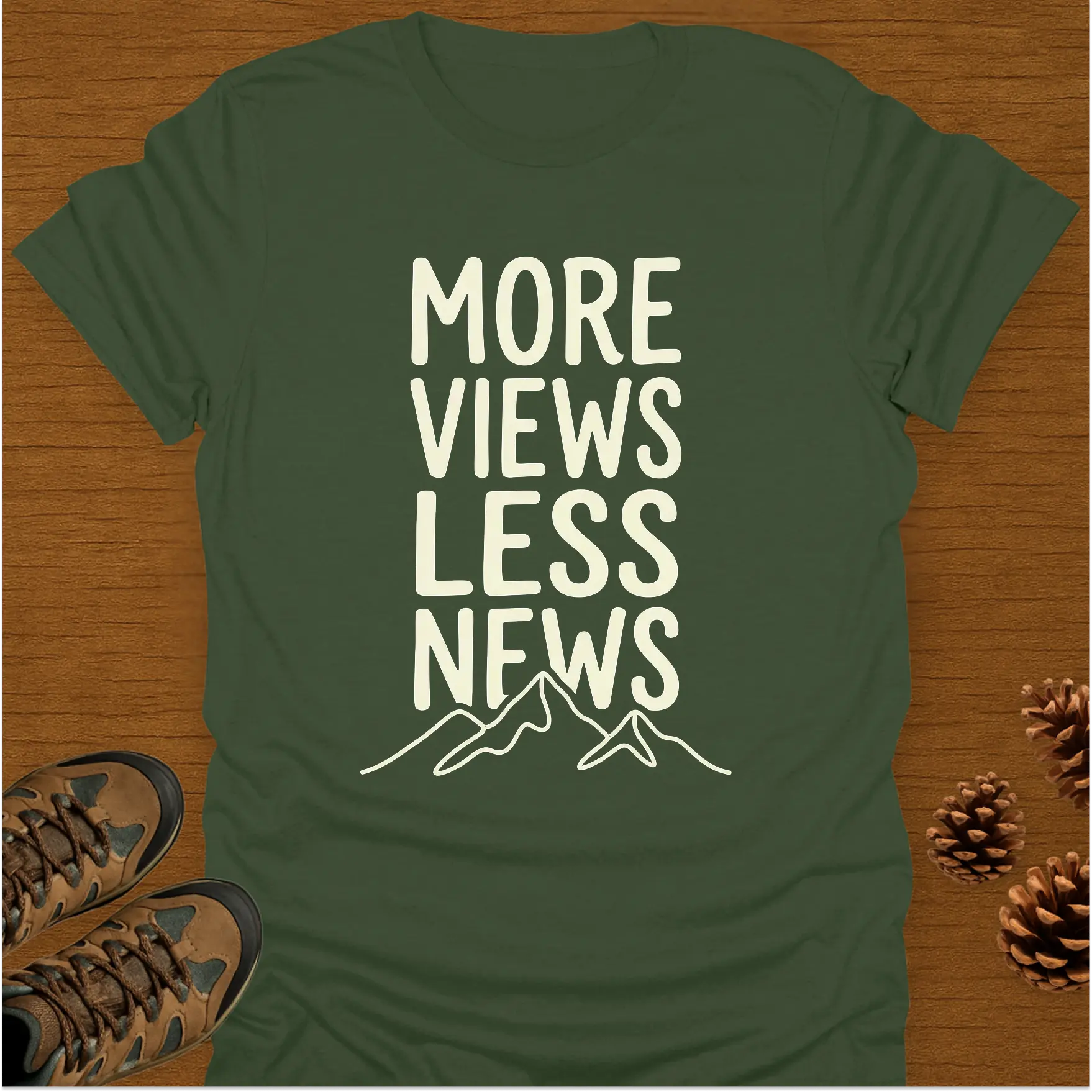 MORE VIEWS LESS NEWS T-Shirt