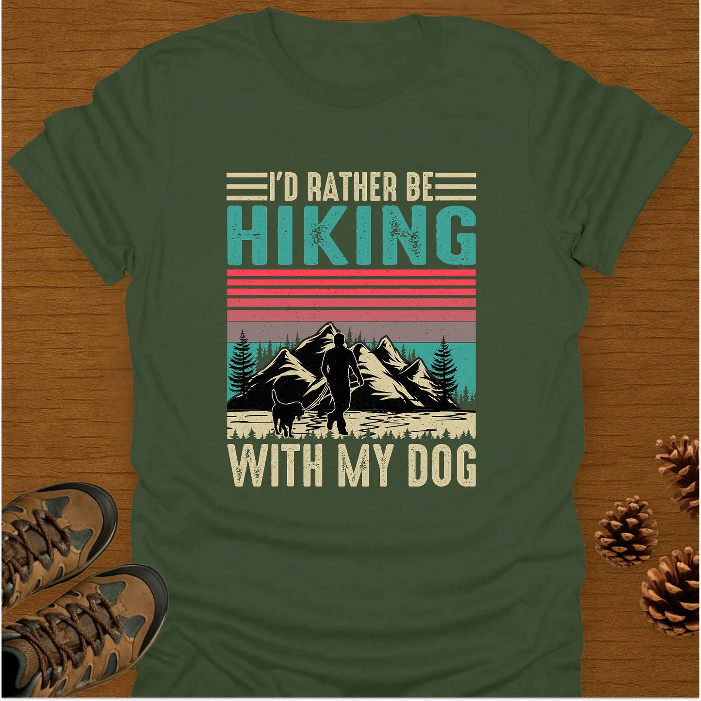 WITH MY DOG  T-Shirt