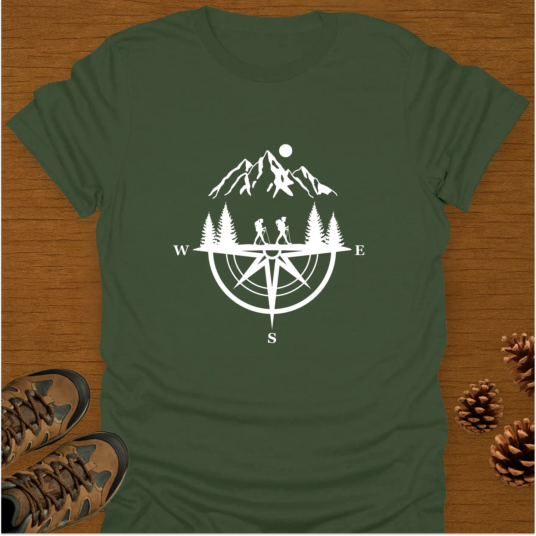 PINE AND COMPASS T-Shirt