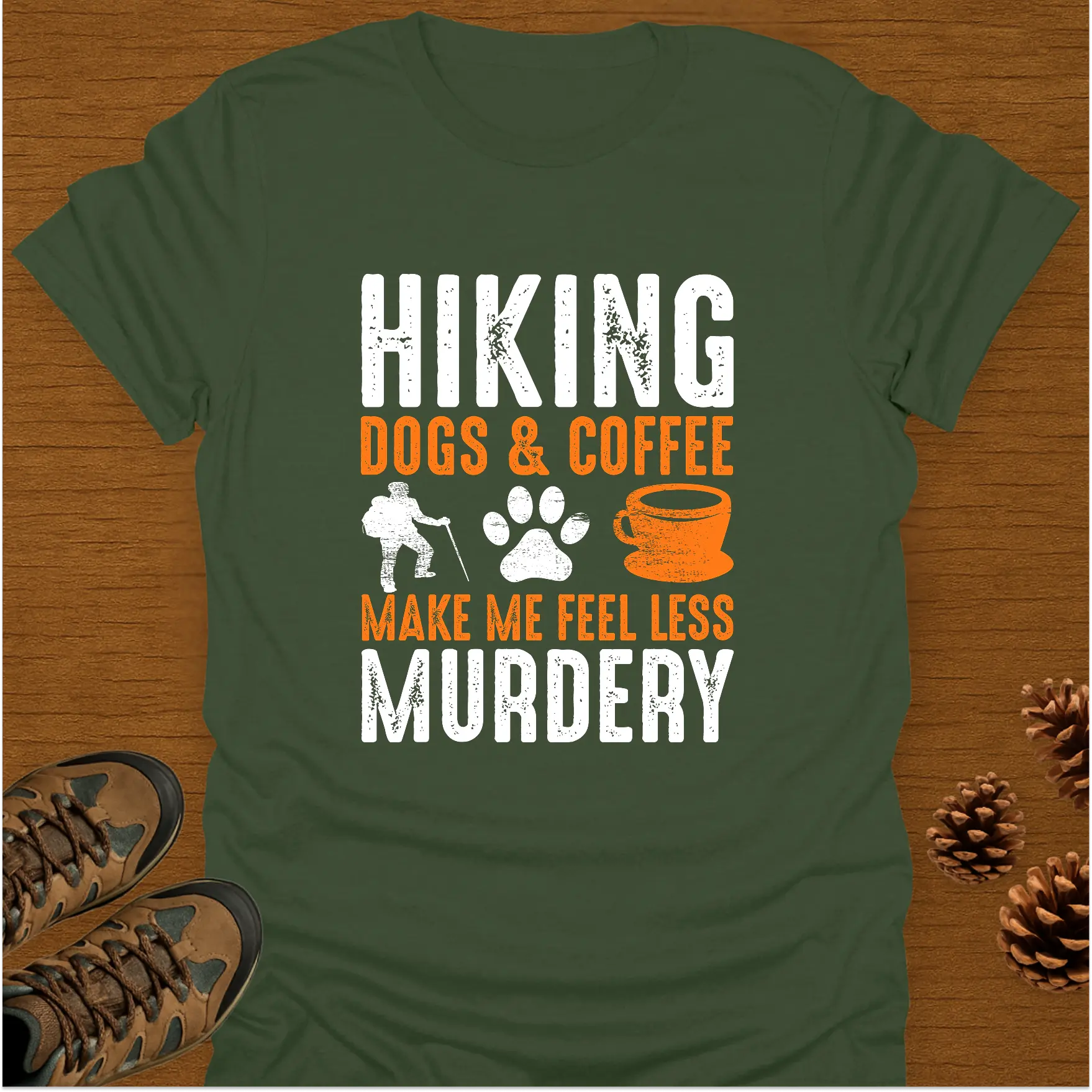 HIKING DOGS & COFFEE T-Shirt