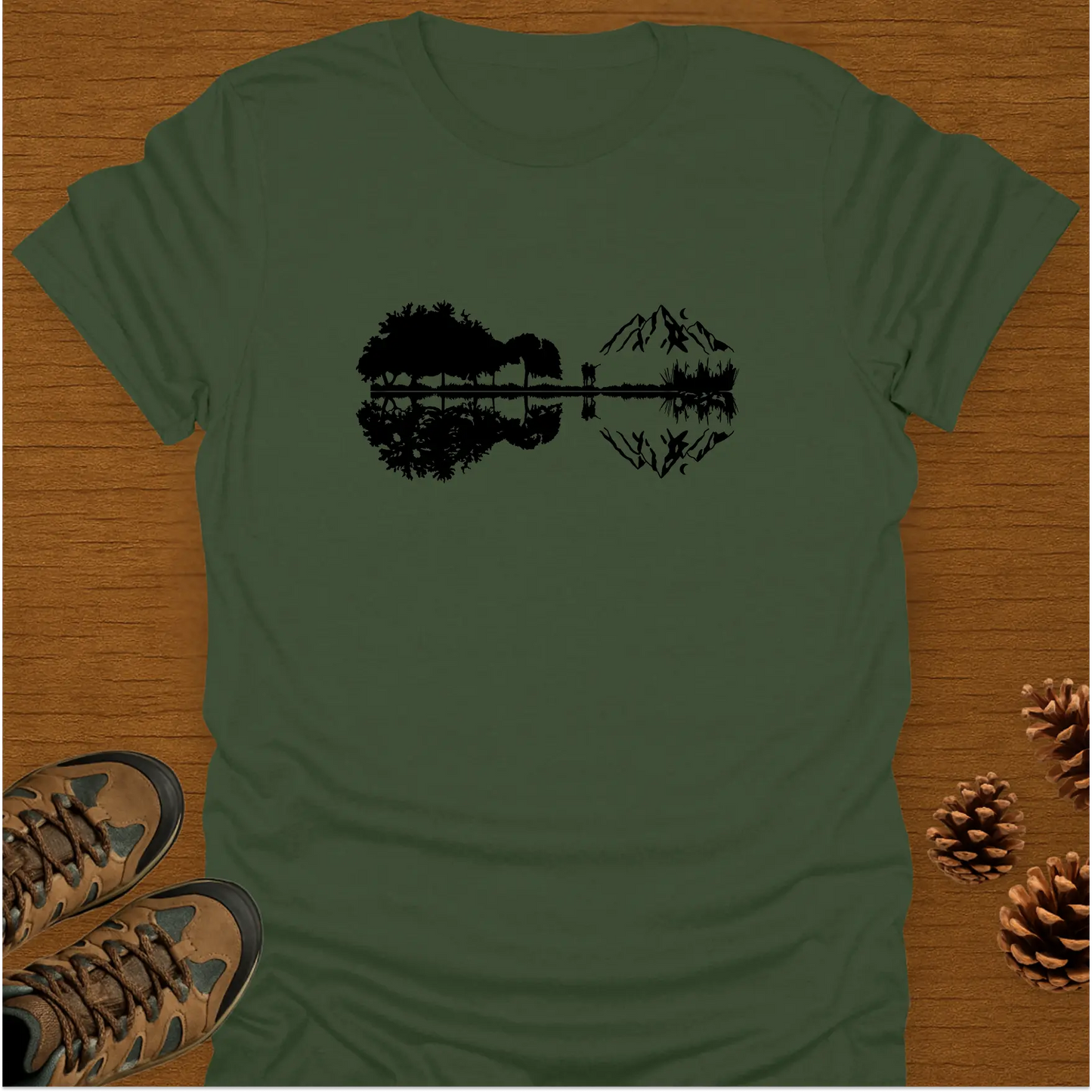 GUITAR AND MOUNTAIN T-Shirt