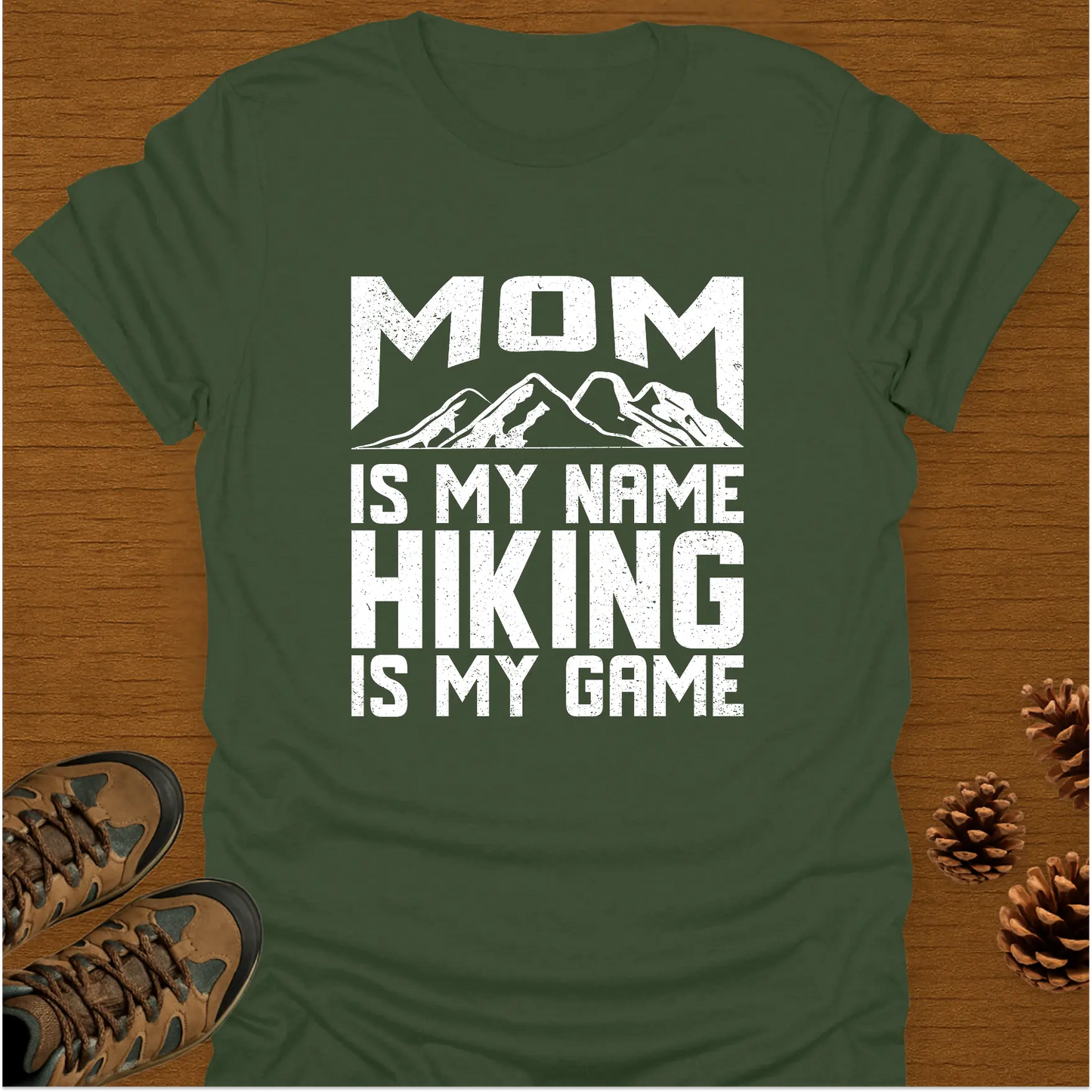 MOM HIKING HIKING  T-Shirt