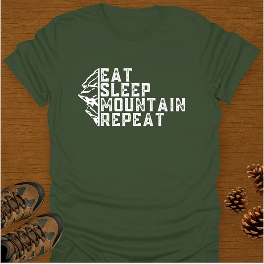 EAT SLEEP MOUNTAIN REPEAT T-Shirt