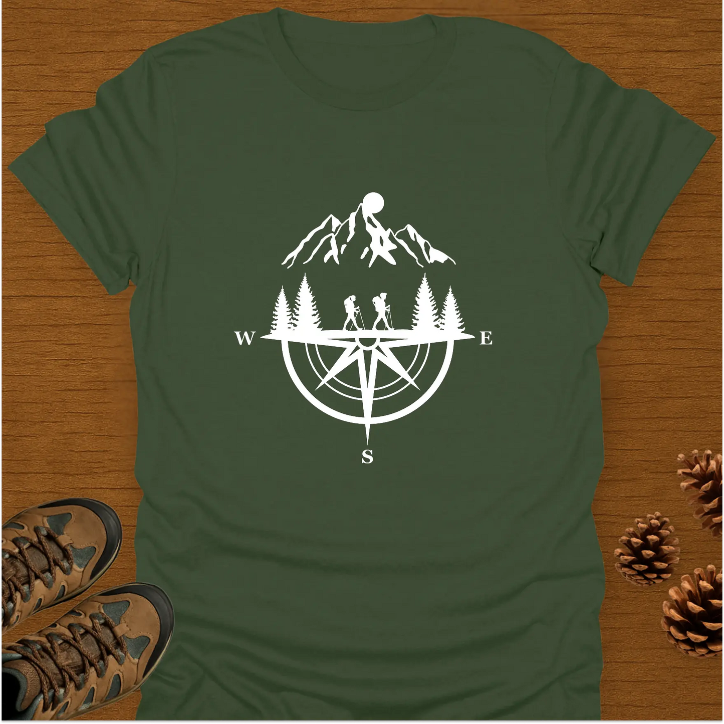 PINE AND COMPASS T-Shirt