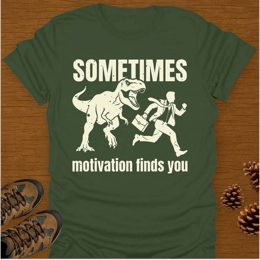 MOTIVATION FINDS YOU.. T-Shirt