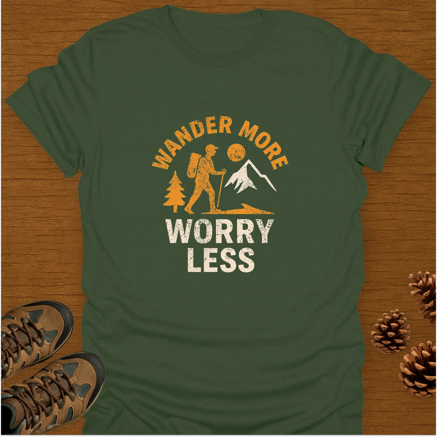 WANDER MORE WORRY LESS T-Shirt