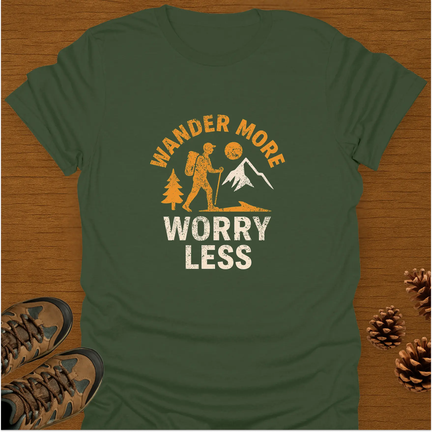 WANDER MORE WORRY LESS T-Shirt