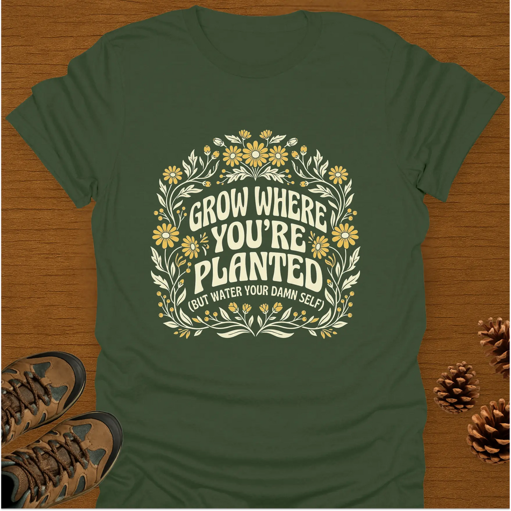GROW WHERE YOU'RE PLANTED T-Shirt