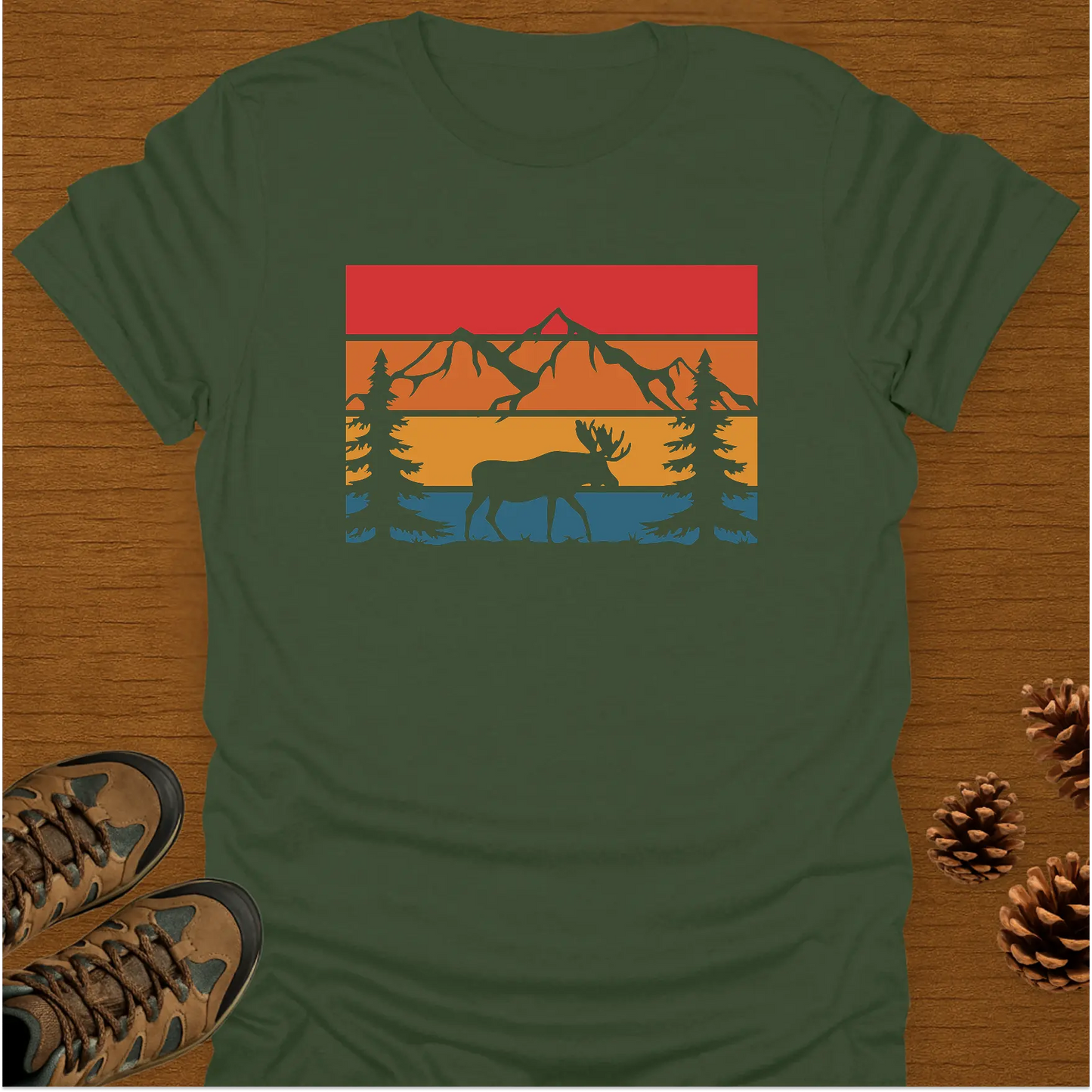 STRIPE FOREST T-Shirt