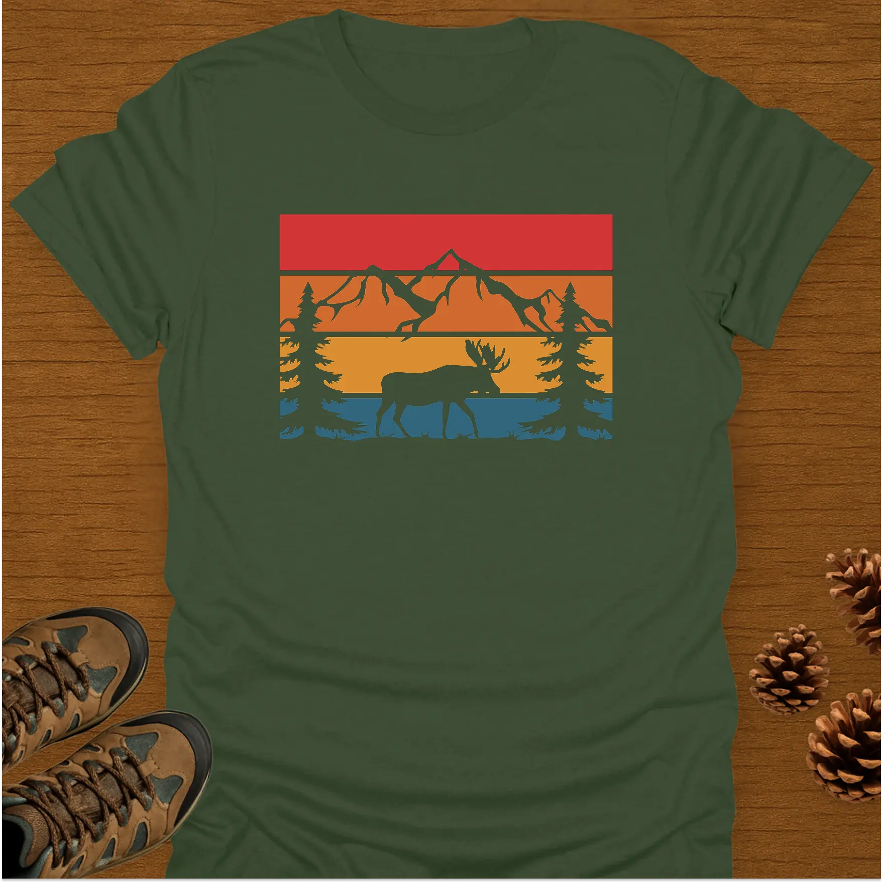 STRIPE FOREST T-Shirt