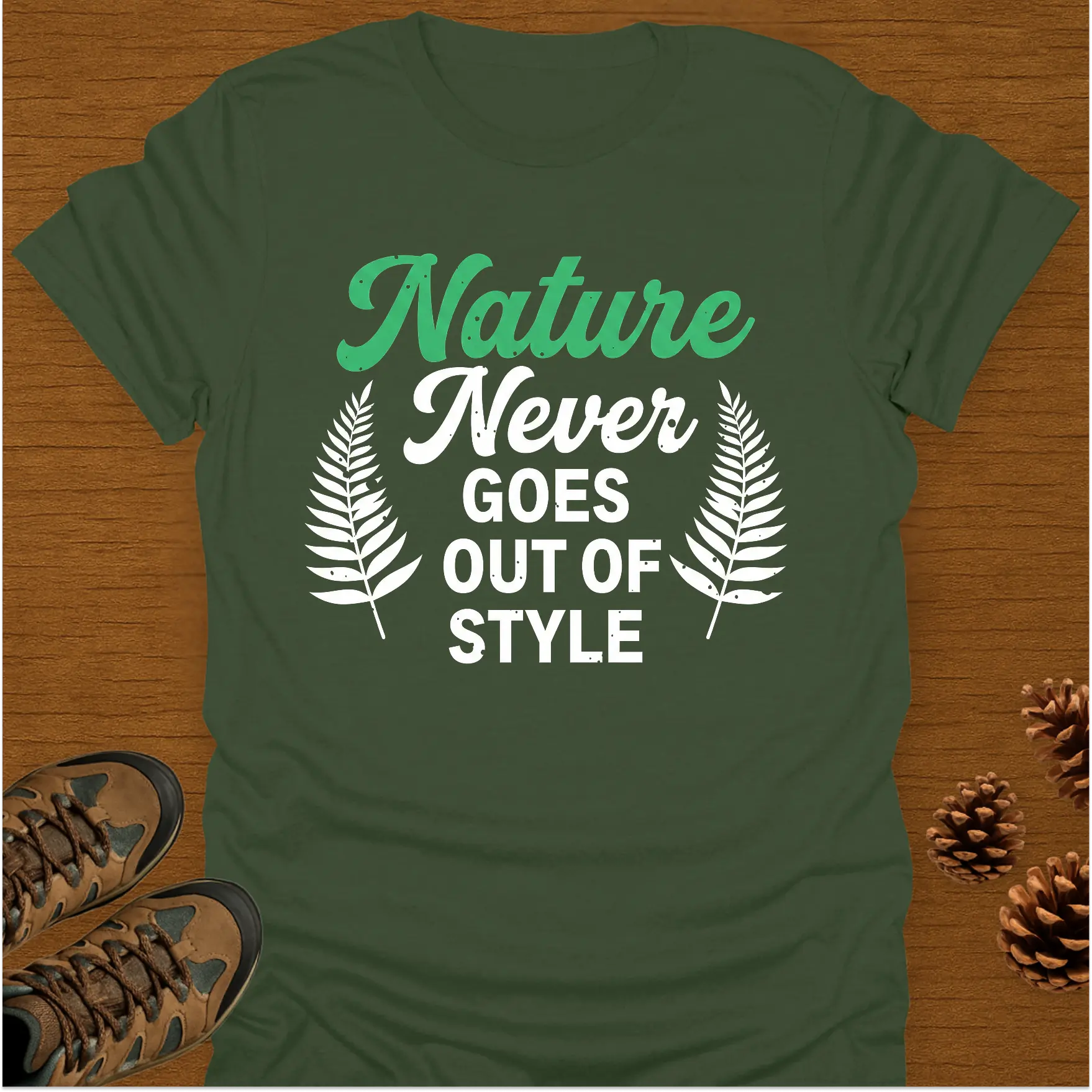 NATURE NEVER GOES T-Shirt