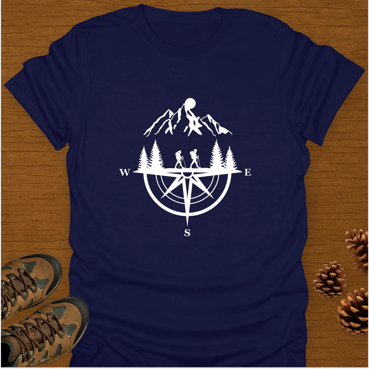 PINE AND COMPASS T-Shirt