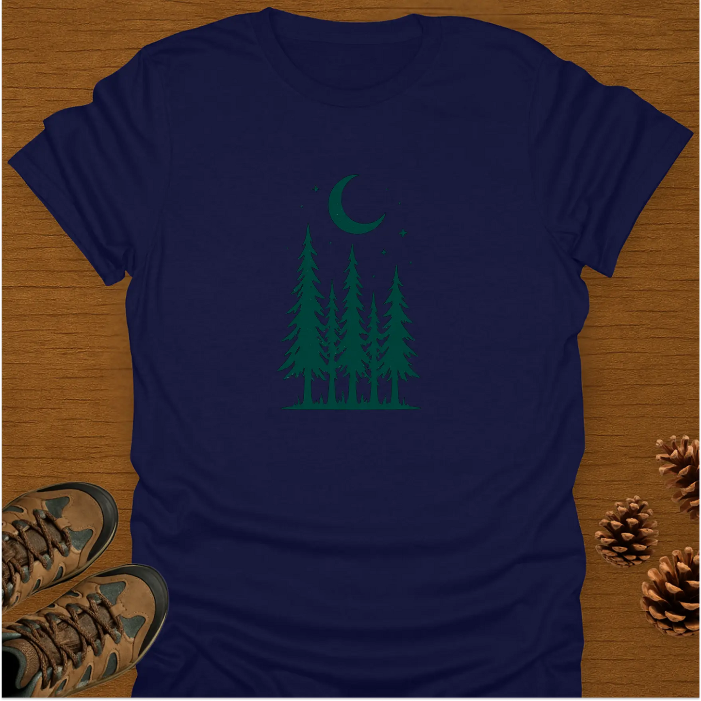 PINE TREE AND MOON T-Shirt