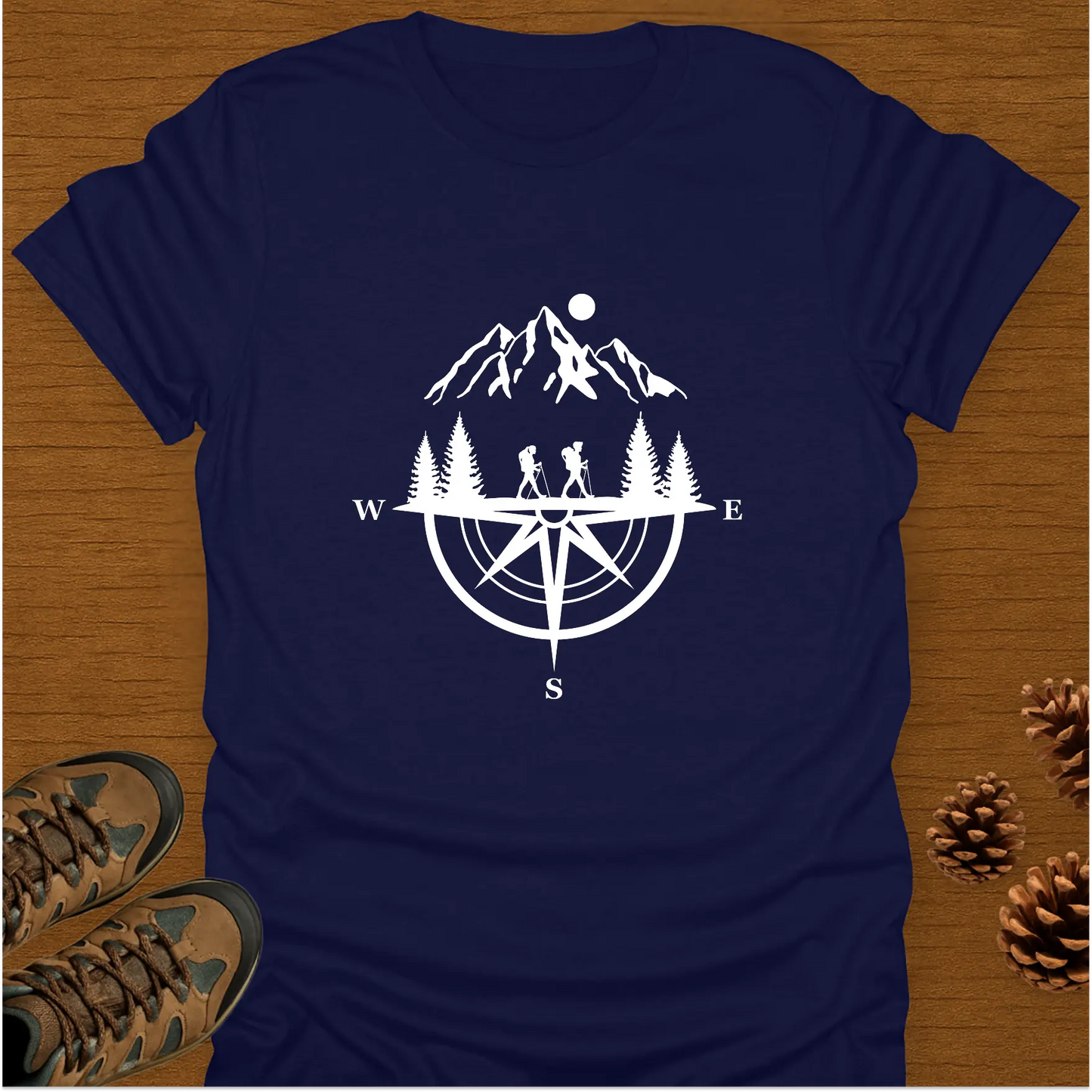 PINE AND COMPASS T-Shirt