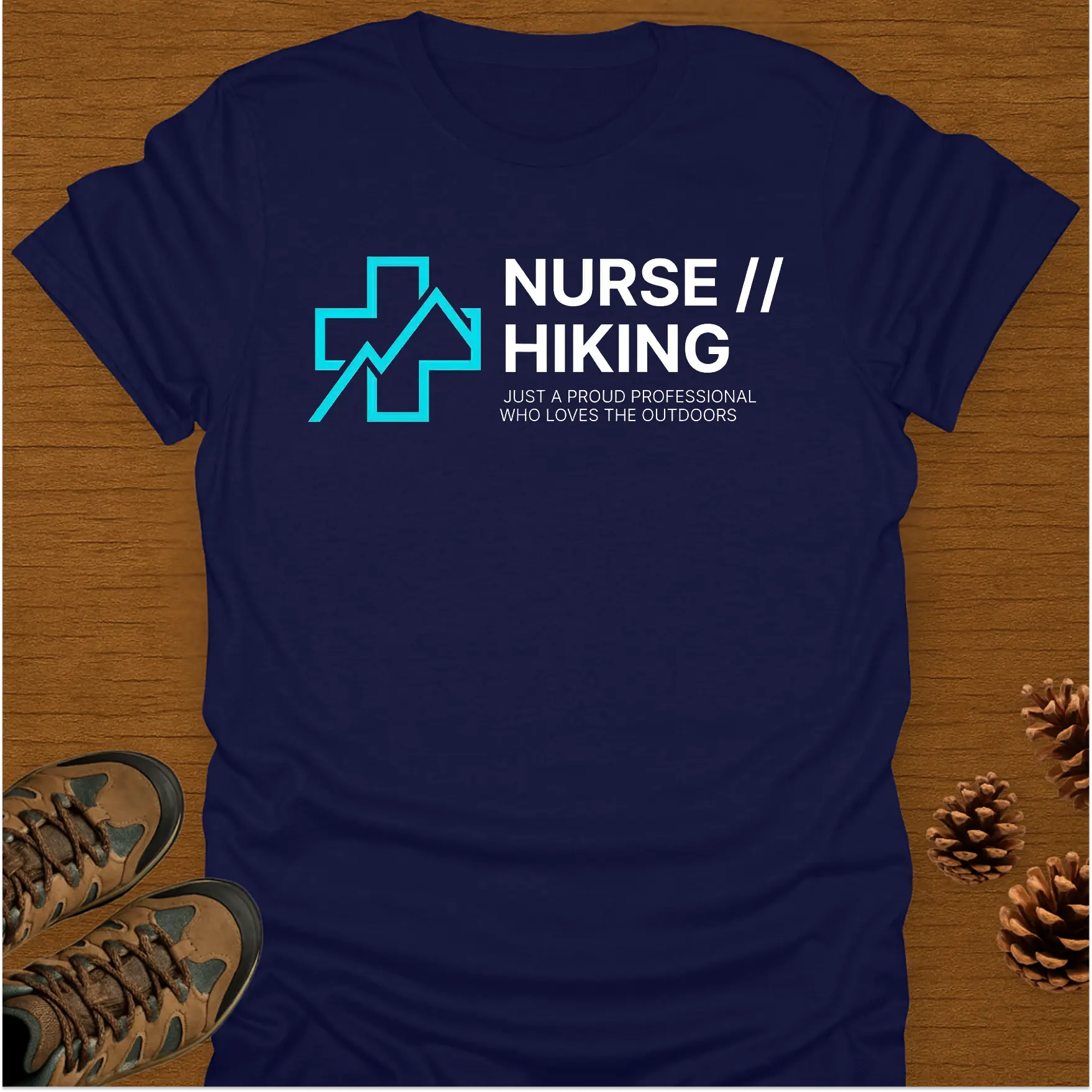 NURSE HIKING. T-Shirt
