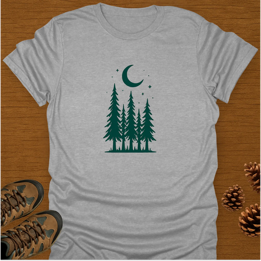 PINE TREE AND MOON T-Shirt