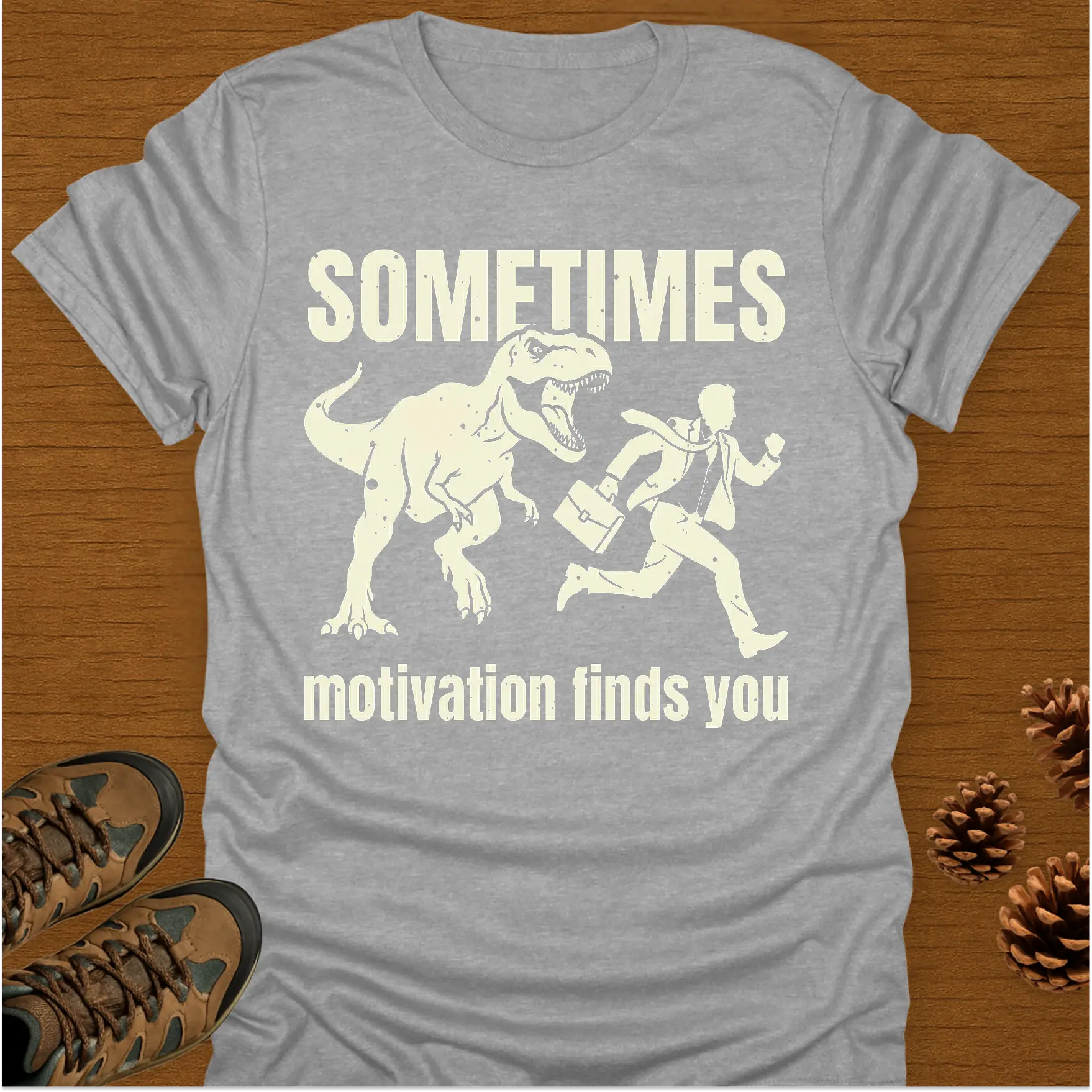 MOTIVATION FINDS YOU.. T-Shirt