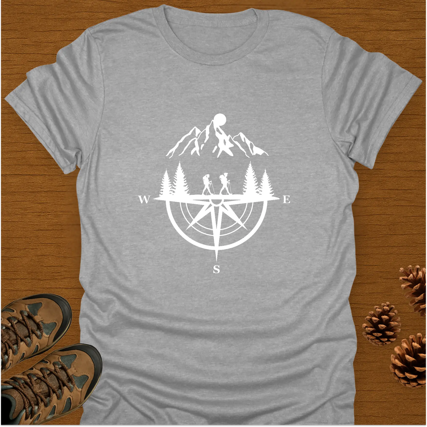 PINE AND COMPASS T-Shirt