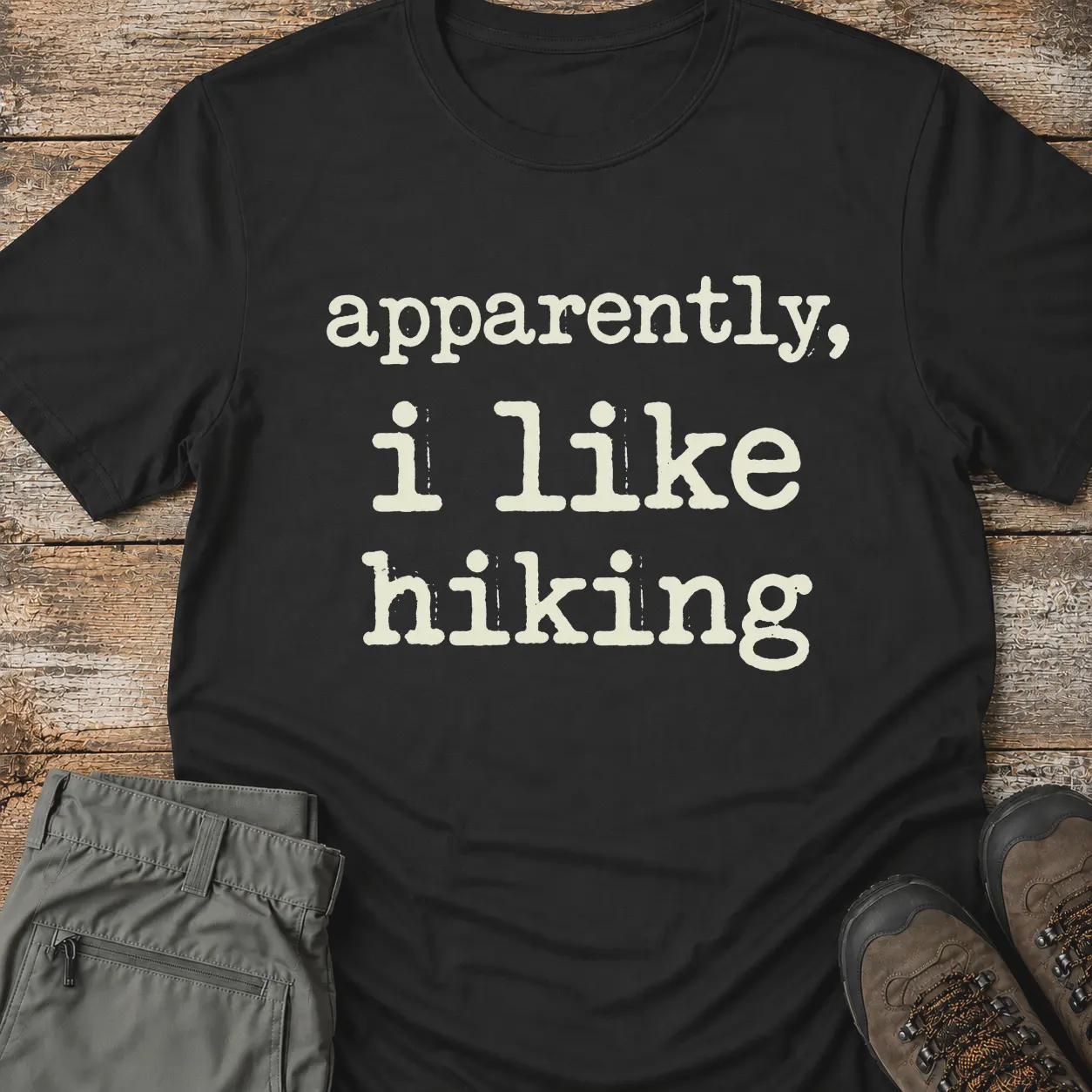 APPARENTLY I LIKE HIKING T-Shirt