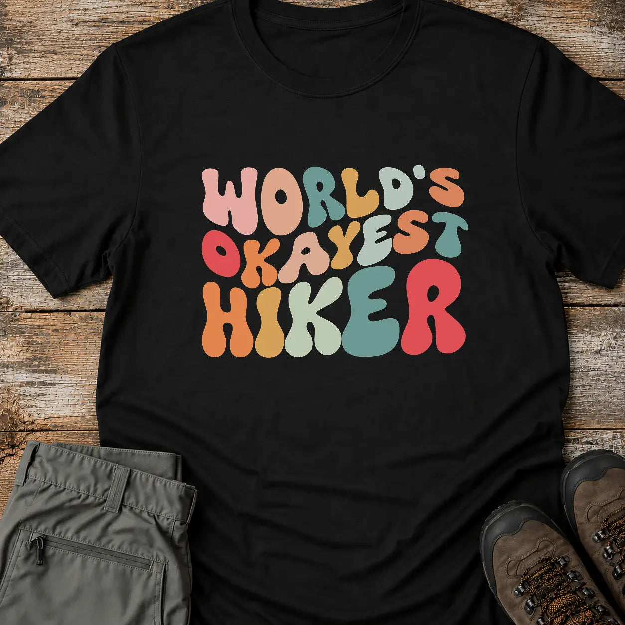 WORLD'S OKAYEST HIKER T-Shirt