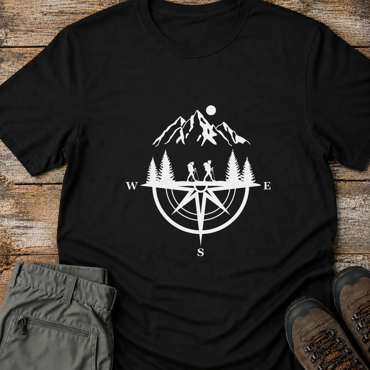 PINE AND COMPASS T-Shirt