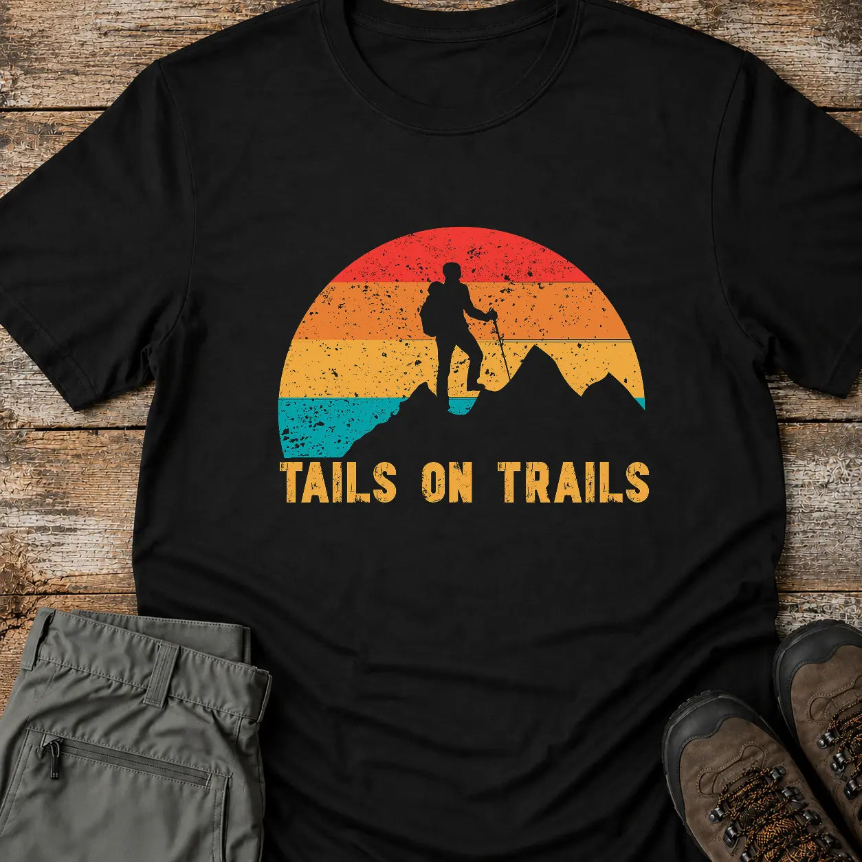 TAILS ON TRAILS  T-Shirt