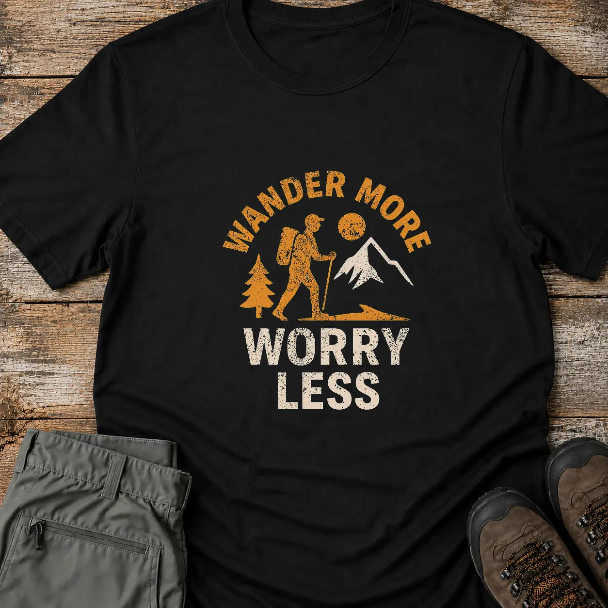 WANDER MORE WORRY LESS T-Shirt