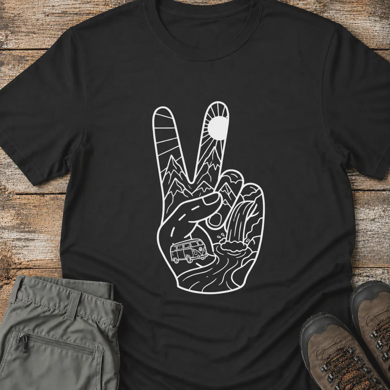 FUNKY PEACE SIGN T-Shirt