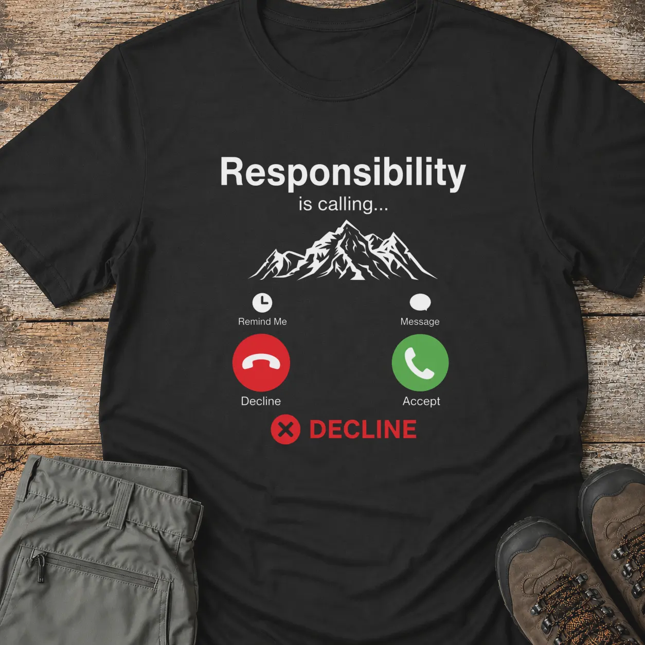 RESPONSIBILITY IS CALLING T‑Shirt
