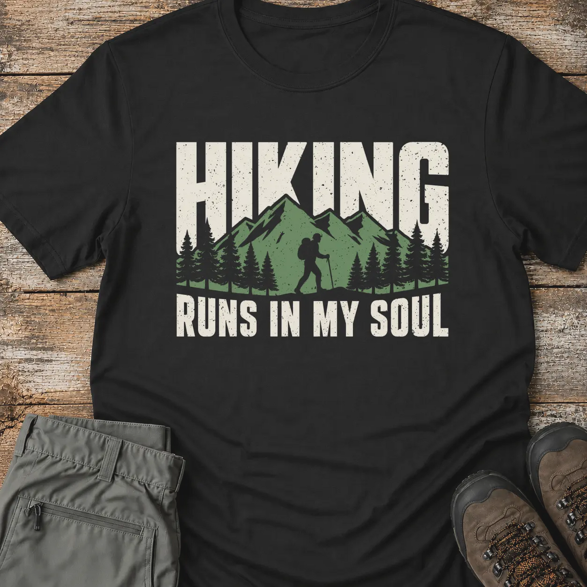 HIKING RUNS IN MY SOUL T-Shirt
