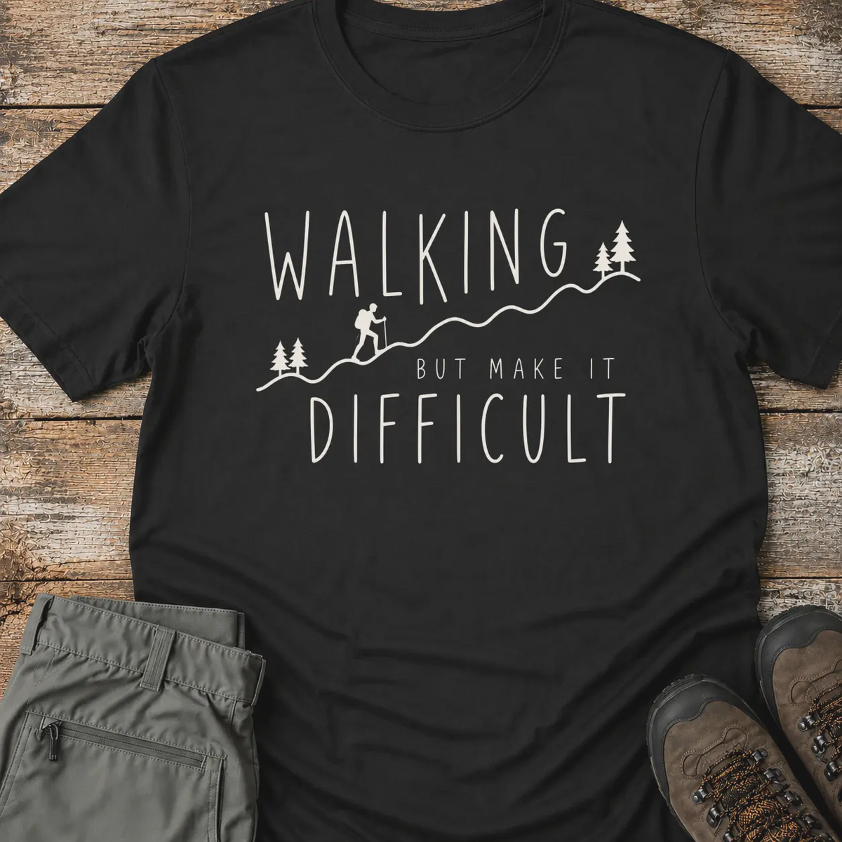WALKING DIFFICULT T‑Shirt