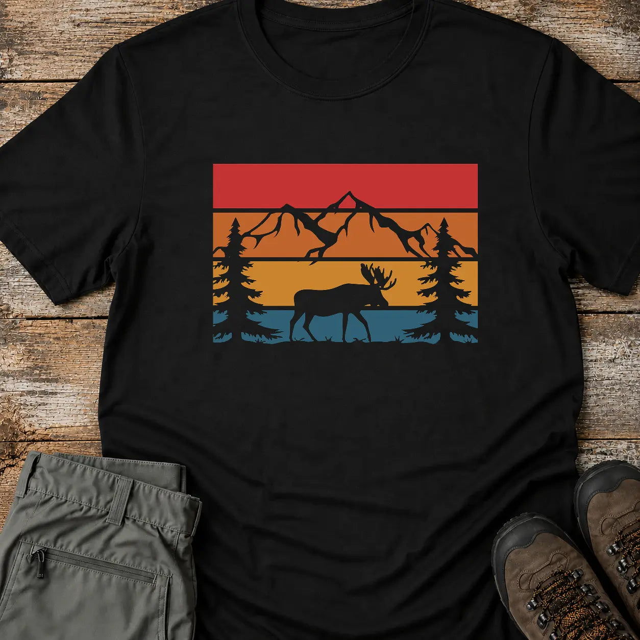 STRIPE FOREST T-Shirt