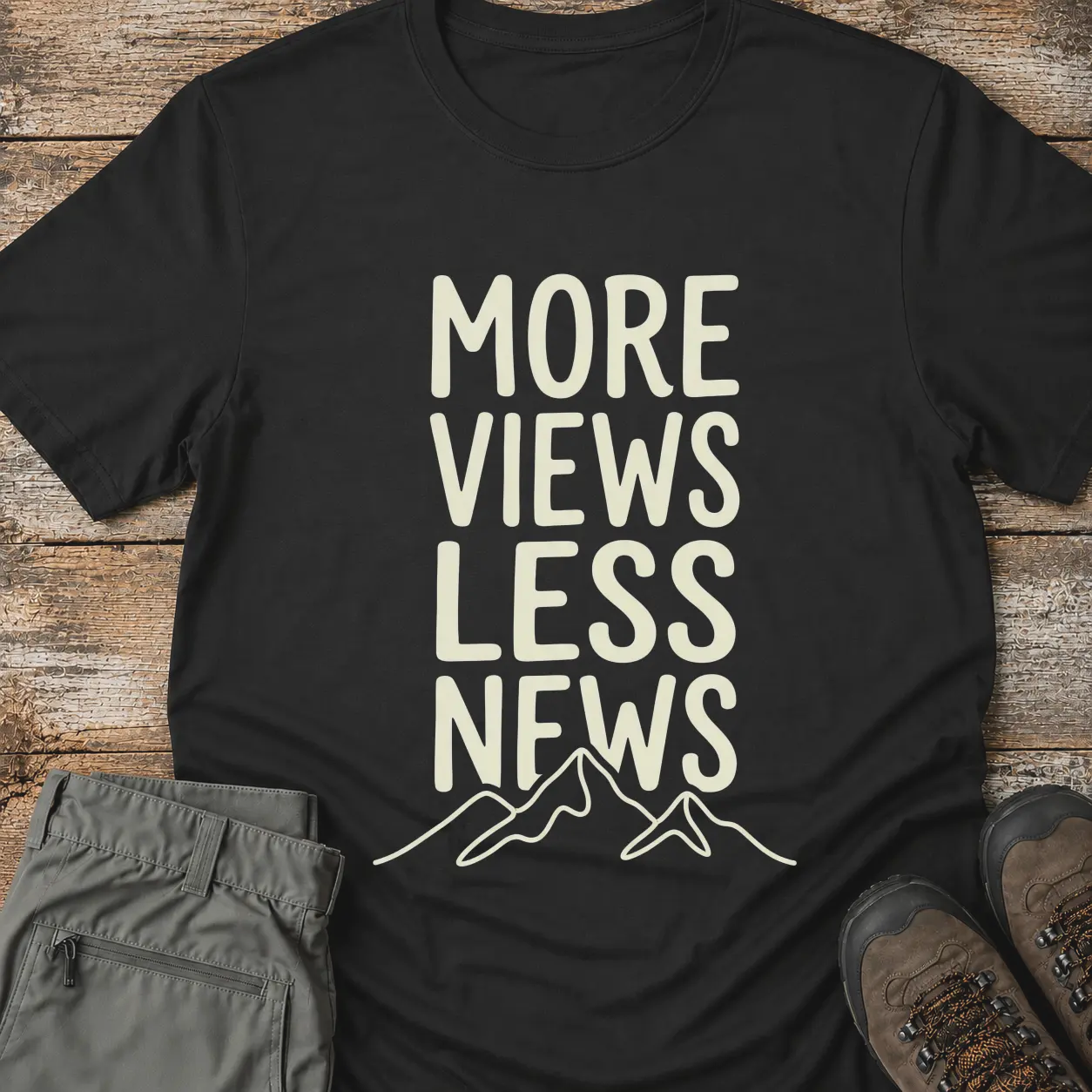 MORE VIEWS LESS NEWS T-Shirt