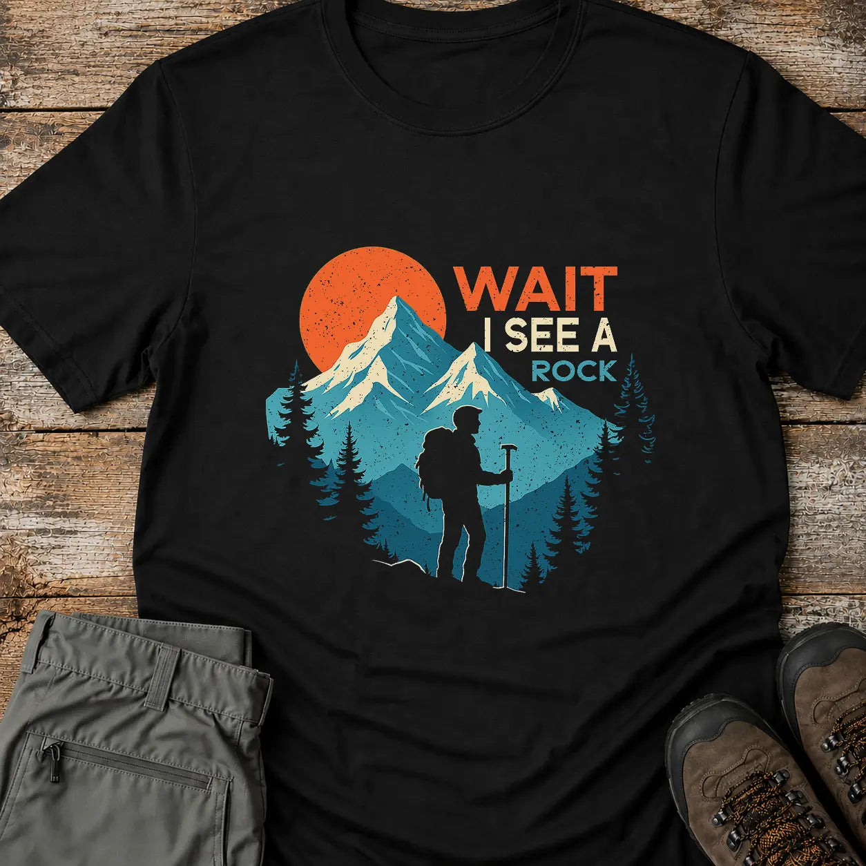 WAIT I SEE A ROCK T-Shirt