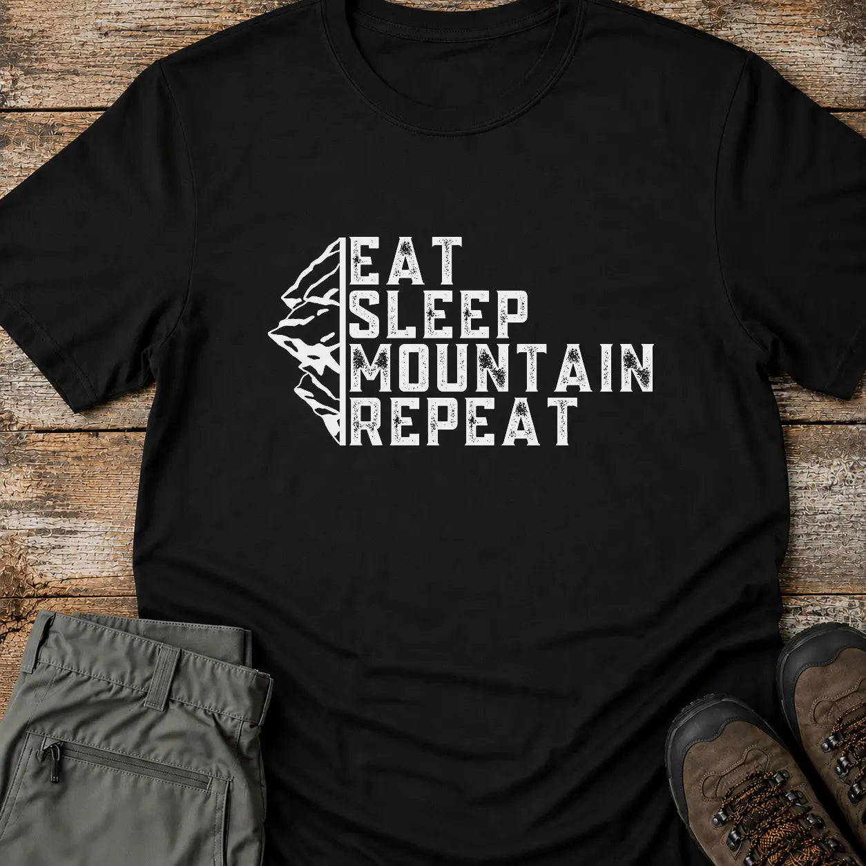 EAT SLEEP MOUNTAIN REPEAT T-Shirt