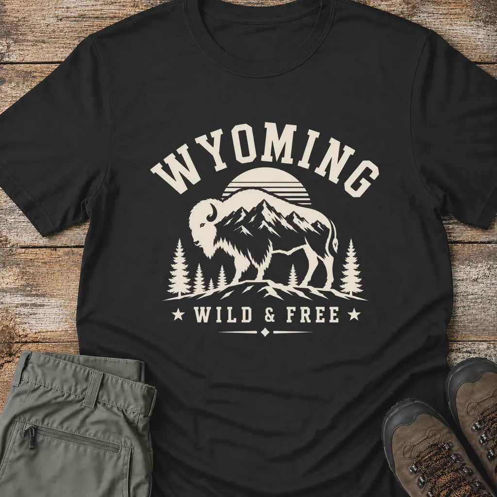 WYOMING WILD & FREE T-Shirt