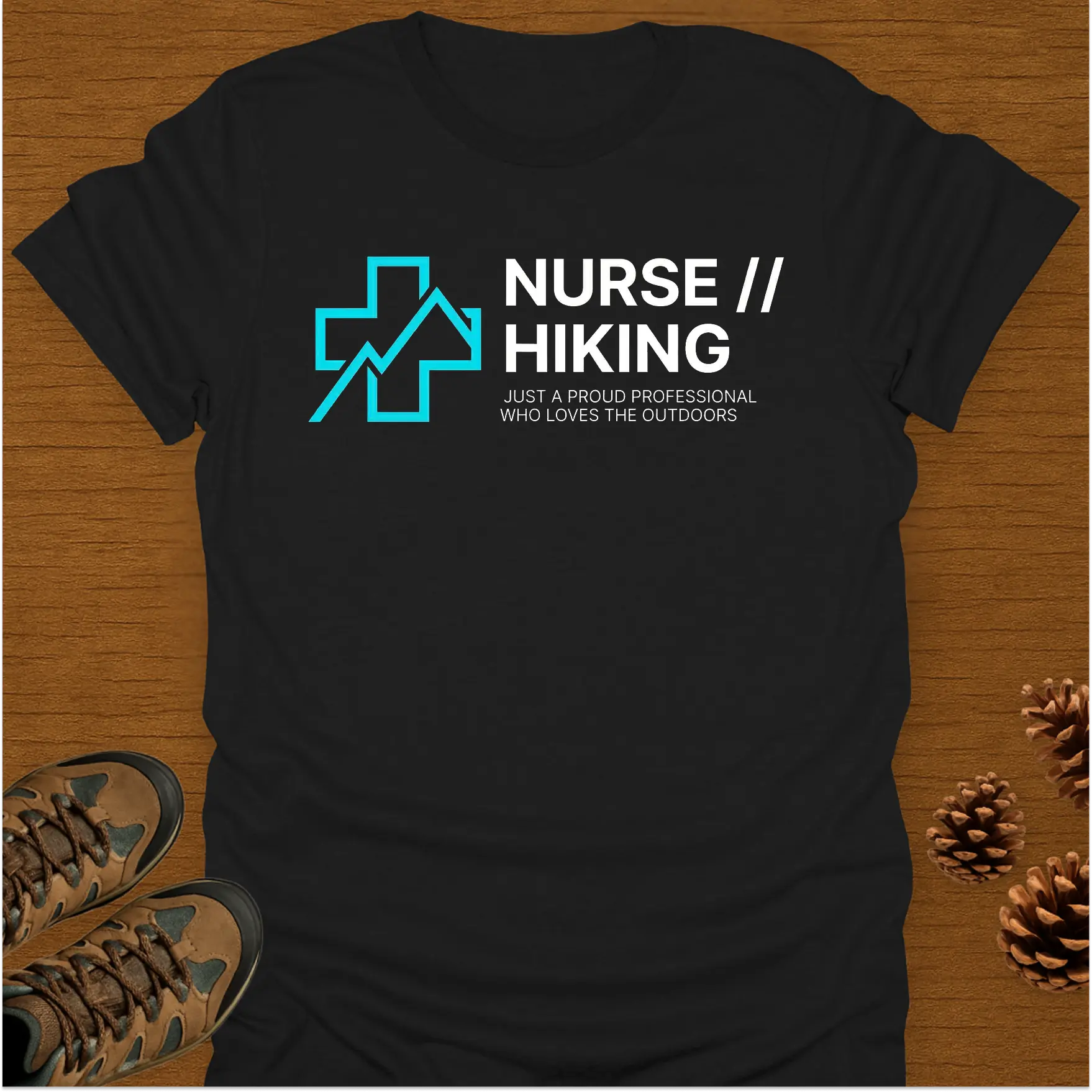 NURSE HIKING. T-Shirt