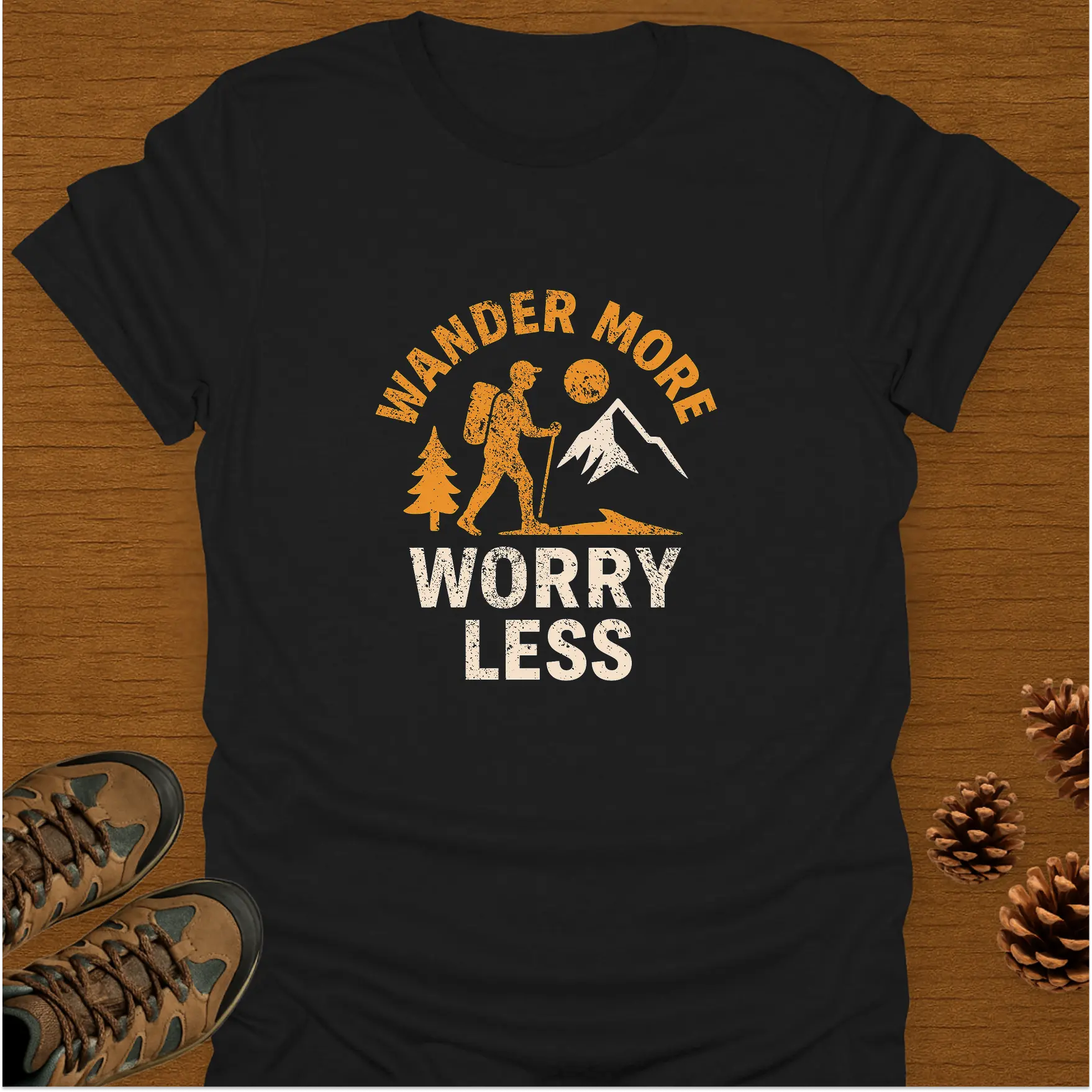 WANDER MORE WORRY LESS T-Shirt