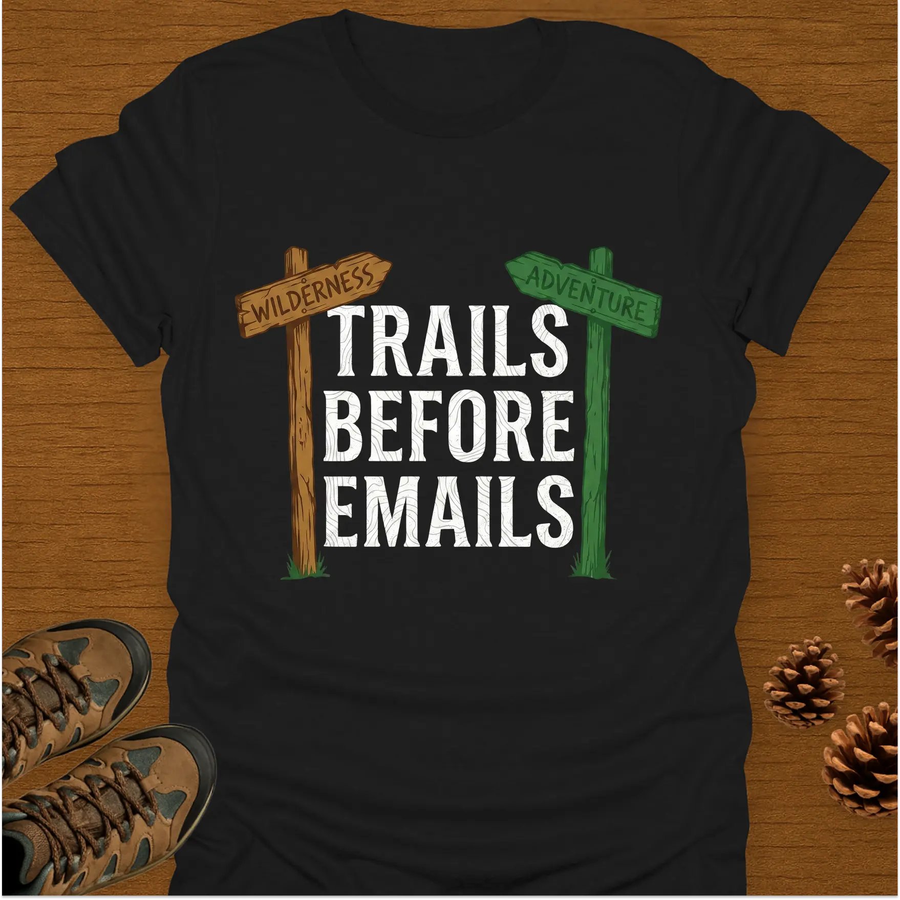 TRAILS BEFORE EMAILS T-Shirt