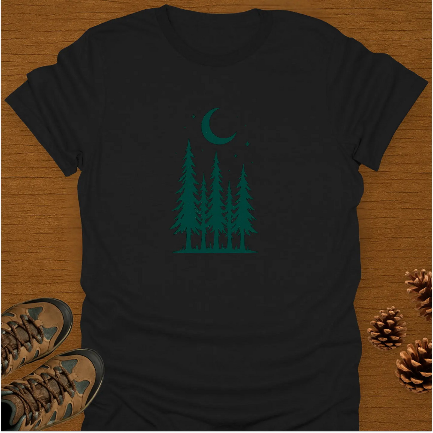 PINE TREE AND MOON T-Shirt