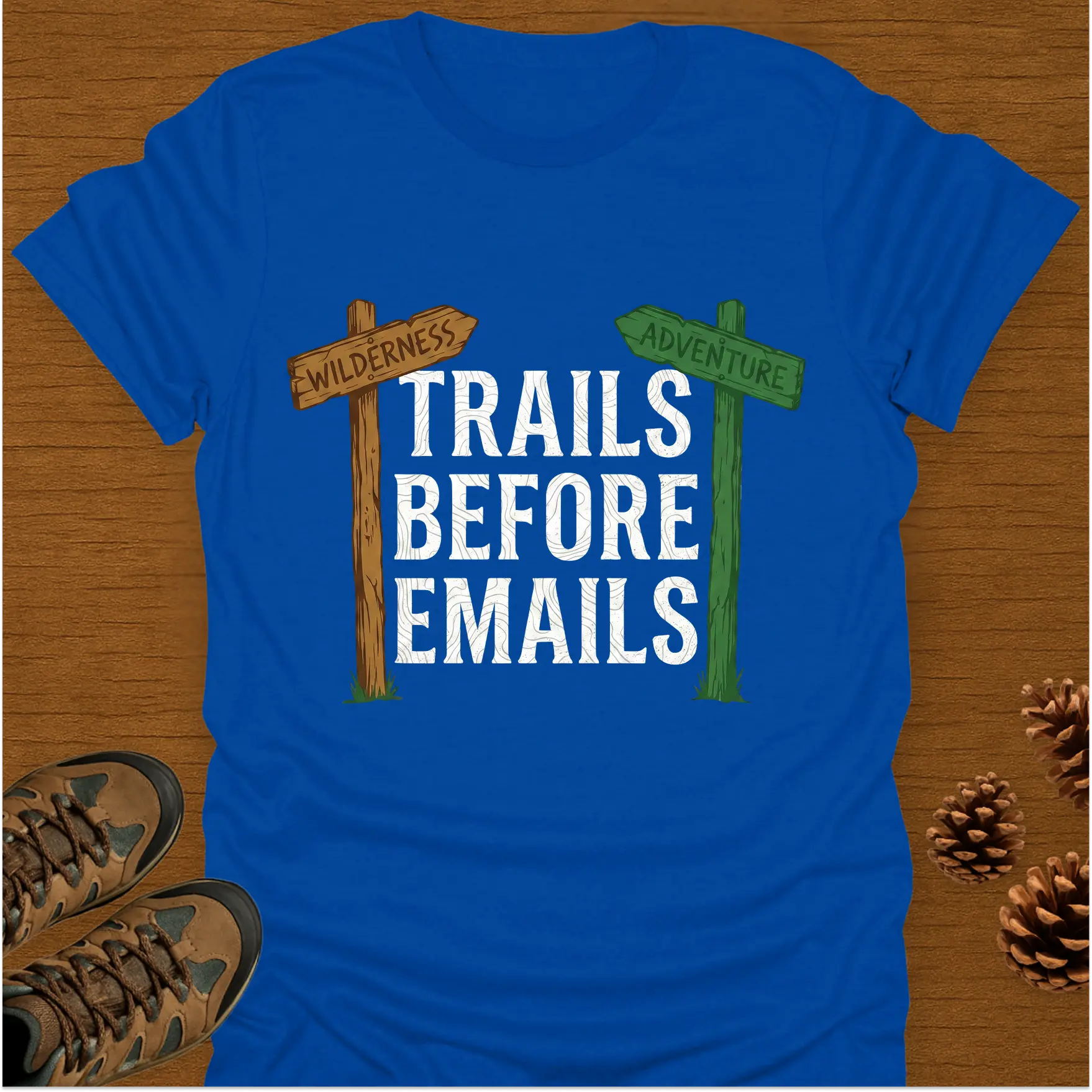 TRAILS BEFORE EMAILS T-Shirt