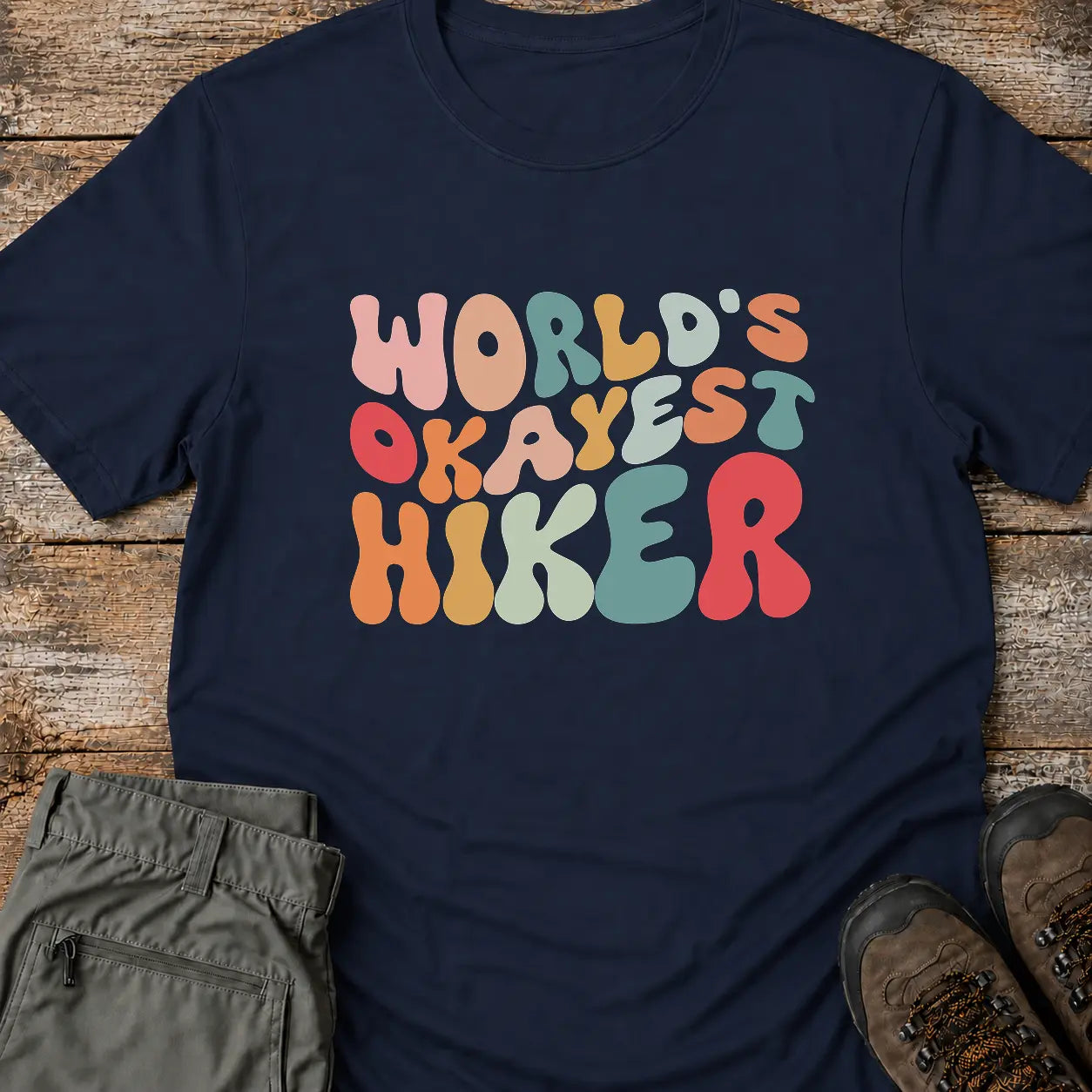 WORLD'S OKAYEST HIKER T-Shirt